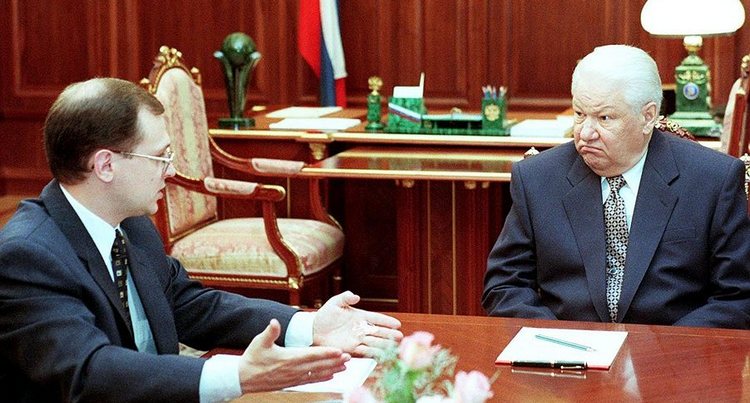 Кириенко и Ельцин